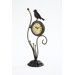 15.2" x 5.6" Metal Decor Tabletop Clock
