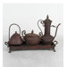 Four Piece Ancient Tea Pot Set and Tray