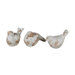 Three Piece Ceramic Bird Figurine Set