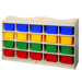 20-Tray Mobile Cubbie Unit