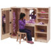 Children's 48" One-Piece Vanity with Closet