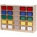 25 Tray Cubby Storage with Tray