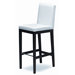 Georgia 24" Leather Stool in Bycast White