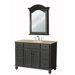 Alvina 48" Bathroom Vanity Set in Polished Dark Brown