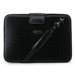 16" TechStyle Laptop Portfolio in Black Faux Croc