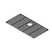 Electropolished Stainless Steel Grid for 33''x18'' Sink Bowl
