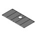 Electropolished Stainless Steel Grid for 36''x18'' Sink Bowl