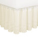 Eyelet 14" Bed Skirt in Ivory