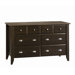 Shoal Creek Double 6 Drawer Dresser