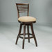 Grand Vista 26"  Amber Counter Stool w/ Passion Suede Burnt Fabric