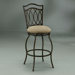 West Port Rust 30" Bar Stool w/ Topanga Brown Fabric
