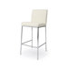 Emilia 26" Vinyl Barstool in Ivory