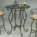 Atrium II Pub Table with Glass Top