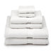 Supreme Egyptian Cotton 6 Piece Towel Set in White