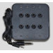 Eight Position Socket Stereo Jack Box in Black