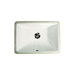 16" Rectangular Ceramic Undermount Bathroom Sink