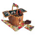 Doppio Vino Picnic Basket in Hunter Green Lining