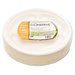 Conserve Sugar Cane 3-Compartment Plate, 10.25" Diameter, White, 50/Pack