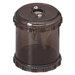 Plastic Pencil Sharpener W/Receptacle, 1-7/8" High, Smoke