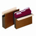 Wide 5 1/4" Expansion Accordion Pocket, Straight, Redrope, Letter, Red, 10/Bx                                                