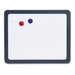 Magnetic Dry Erase Board, 15.88" W x 12.88"H x 1" D, Slate Gray