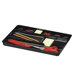 Drawer Organizer Tray, Nine Cmpt, 16"x9"x1-1/2", Black