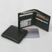 Cowhide High Polished Aniline Leather Hipster Wallet