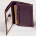 Cowhide Nappa Leather Two Fold Business Card Case III