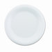 Non-Laminated Foam Dinnerware, Plates, 9" Diameter, White, 500/CT                                                            
