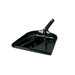 12" Heavy Duty Metal Dustpan 20 Gauge Steel in Black