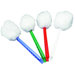 12" Deluxe Toilet Bowl Mop, Red Plastic
