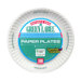 Uncoated Paper Plate in White