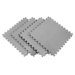 Recyclamat Solid Color Foam Mats in Gray (Pack of 4)