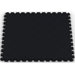 Raised Diamond Pattern Garage PVC Floor Tile in Black (Pack of 6)