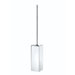 Metric 23.2" x 3.1" Free Standing Toilet Brush Holder in Polished Chrome