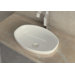 Ceramica 21.2" x 14.8" Self Rimming Bathroom Sink in White