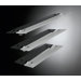 Duemila 29.5" x 5.1" Frosted Glass Shelf in Polished Chrome