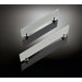 Baketo 31.3" Frosted Glass Shelf in Polished Chrome
