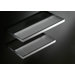 Skuara 15.7" Shelf with Safety Frosted Glass in Polished Chrome