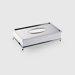 Complements 10.2" x 5.5" Salomonic Tissue Box in Polished Chrome