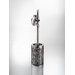 Complements 3.7" x 3.7" Skoati Toilet Brush Holder in Stainless Steel