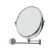 Mirror Pure 9" x 9" Mevedo Make Up Magnifying Mirror Wall- mount Revolving and Extendable in Polished Chrome