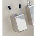 Metric 7.8" x 2.4" Wall Toothbrush Holder in Polished Chrome