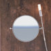WS1 Wall-mount Magnifying (3X) Makeup Mirror with Halogen Light, 8.6" Extension