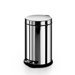Otel 8.9" x 8.9" Treadle Waste Basket in Stainless Steel