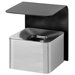 Casa Stainless Steel Wall Ashtray in Black