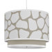 Cobblestone Double Cylinder Light in Taupe
