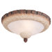 Three Light Ponderosa Pine Ceiling Fan Light Kit