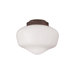 One Light Schoolhouse Ceiling Fan Light Kit