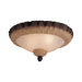 Great Lodge Two Light Bowl Ceiling Fan Light Kit